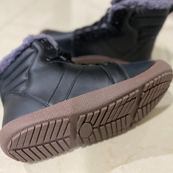 mens/boys black boots main image 3